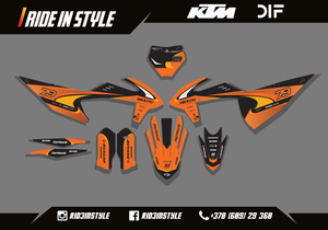 KTM Dif Graphic Kit