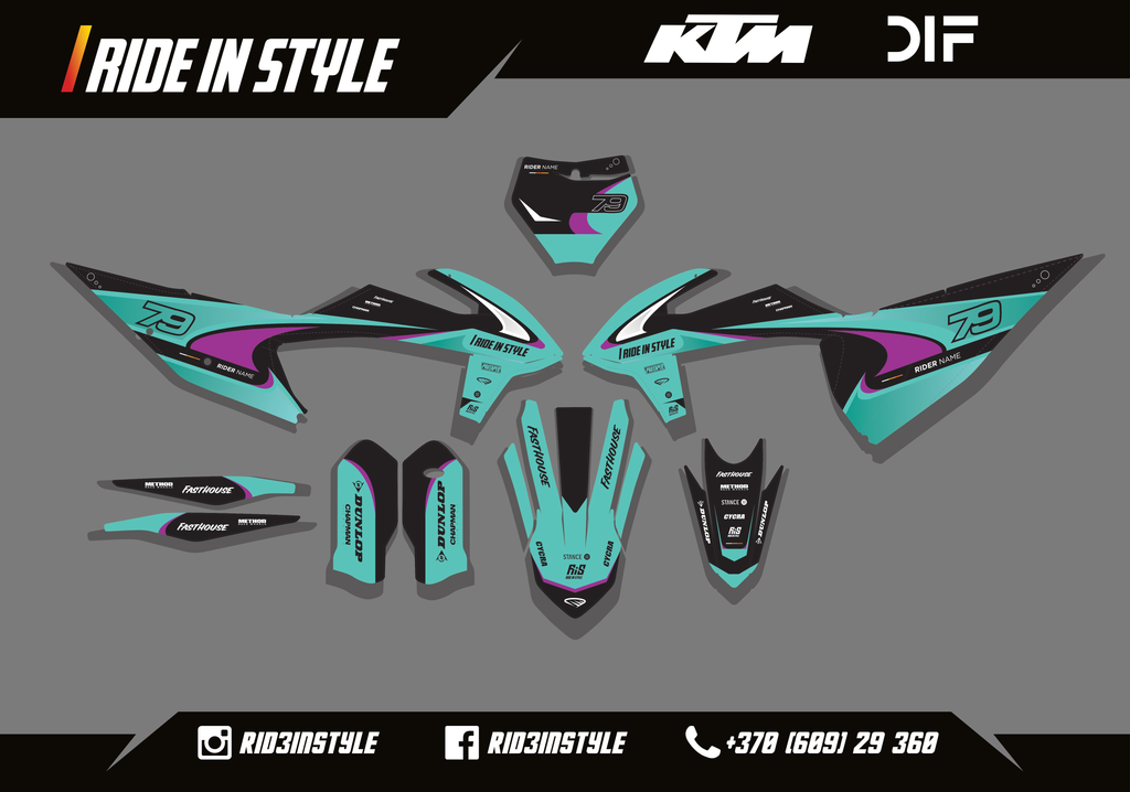 KTM Dif Graphic Kit