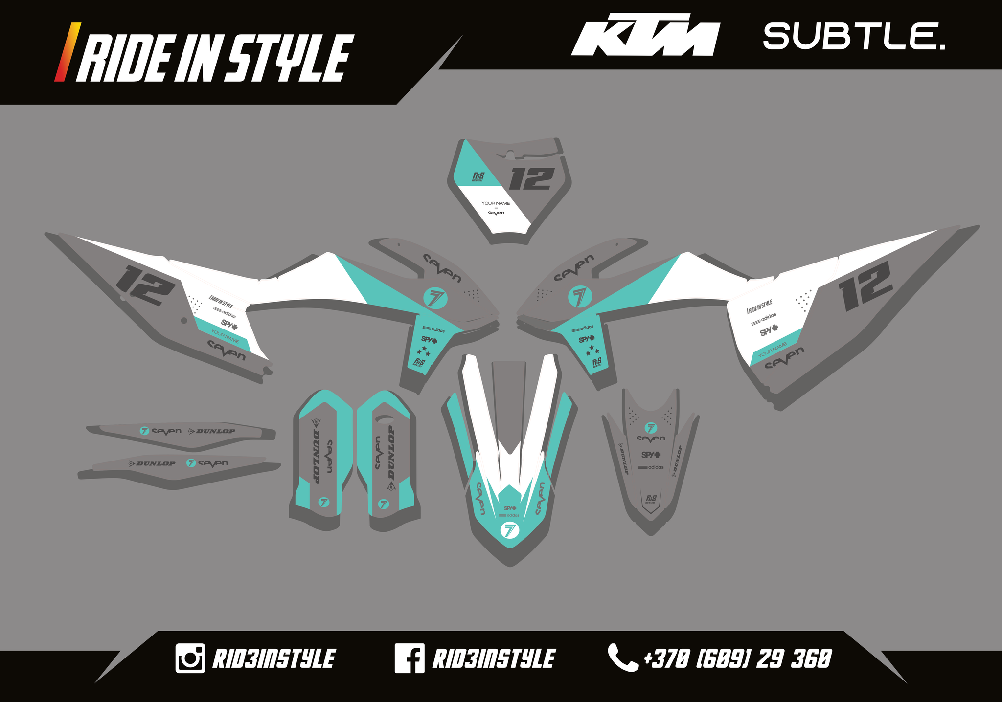 KTM Subtle Graphic Kit