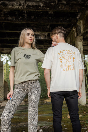 RIS T-SHIRT IN KHAKI